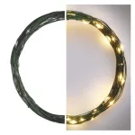EMOS D3AW03 LED nano fényfüzér, 4 m, meleg fehér, zöld kábel, időzítő