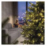 EMOS nano LED fényfüzér fürtökkel, meleg fehér, 2,35 m, időzítő, D3AW08