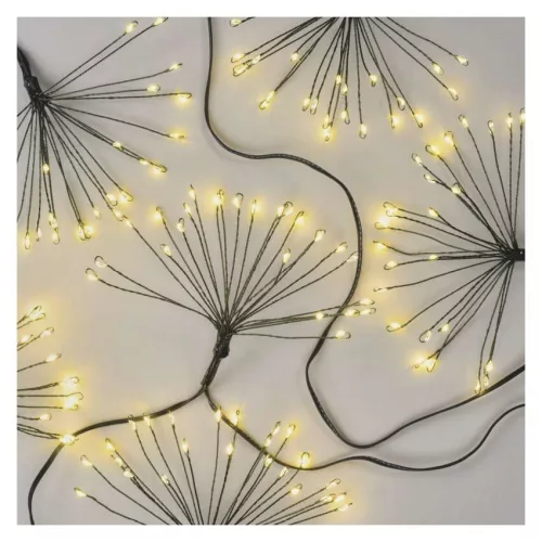 EMOS NANO LED fényfüzér fürtökkel, 8 m, meleg fehér, beltéri, D3AW11