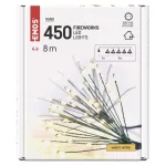 EMOS NANO LED fényfüzér fürtökkel, 8 m, meleg fehér, beltéri, D3AW11