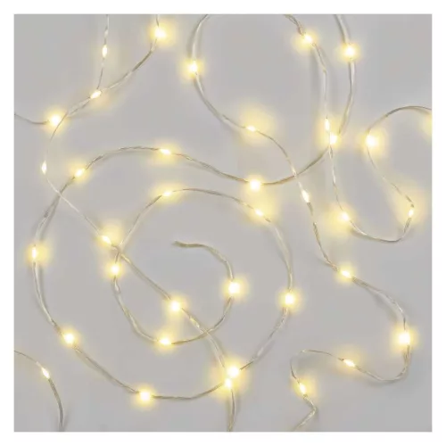 EMOS D3AW15 LED karácsonyi drop fényfüzér, 12 m, meleg fehér, időzítővel