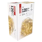 EMOS D3AW15 LED karácsonyi drop fényfüzér, 12 m, meleg fehér, időzítővel