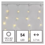 EMOS DROP LED jégcsap fényfüzér, meleg fehér, 1,7 m, D3CW01