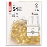 EMOS DROP LED jégcsap fényfüzér, meleg fehér, 1,7 m, D3CW01