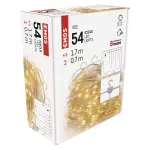 EMOS DROP LED jégcsap fényfüzér, meleg fehér, 1,7 m, D3CW01