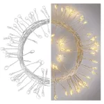 EMOS D3FW01 LED karácsonyi nano fényfüzér süni, 2,4 m, meleg fehér, időzítővel
