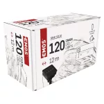 EMOS D3ZC01, LED nano lánc napelemmel, réz, 12 m, kültéri és beltéri, hideg fehér, időzítő
