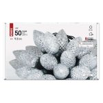 EMOS D5ZC01, LED karácsonyi fényfüzér – tobozok, 9,8 m, kültéri és beltéri, hideg fehér, programokkal