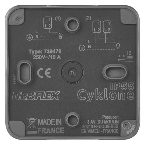 EMOS D730422, Cyklone fali kapcsoló C-1,6 IP55