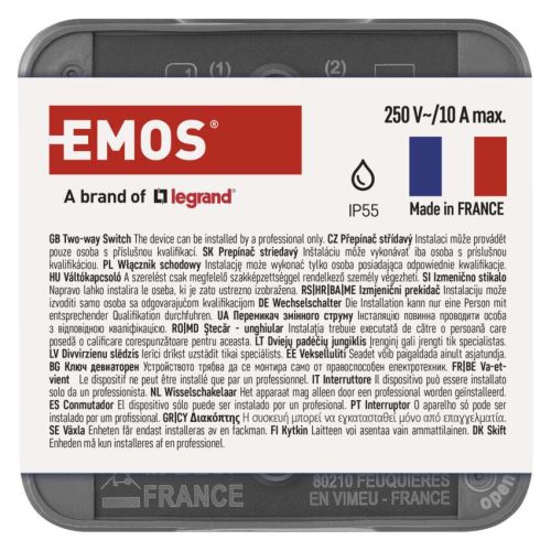 EMOS D730422, Cyklone fali kapcsoló C-1,6 IP55