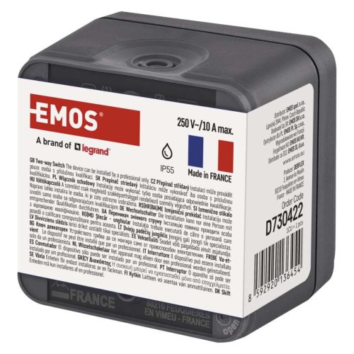 EMOS D730422, Cyklone fali kapcsoló C-1,6 IP55
