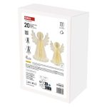 EMOS DCAW23, Karácsonyi papír angyalok állvánnyal, 2 db, 28/38 cm, belső