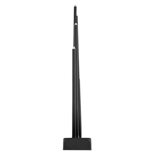 EMOS DCAW24, LED gyertyatartó, fém, fekete, 40 cm, 2x AA, beltéri, meleg fehér