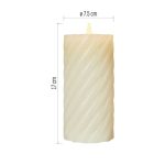 EMOS DCCV17, LED dekoráció – viaszgyertya 17 cm, 2x AAA, beltéri, meleg fehér, 2 db, távirányító