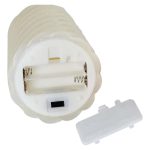 EMOS DCCV17, LED dekoráció – viaszgyertya 17 cm, 2x AAA, beltéri, meleg fehér, 2 db, távirányító