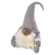   EMOS DCFW01, LED karácsonyi manó, 35 cm, 3× AA, beltérre, meleg fehér