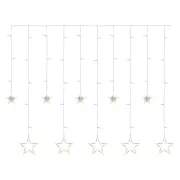 EMOS LED karácsonyi fényfüggöny csillagokkal, meleg fehér, 185x105 cm, DCGW12