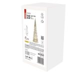 EMOS DCLW30, LED-es üveg karácsonyfa, 27 cm, 2x CR2032, beltéri, meleg fehér, időzítő