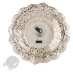 EMOS DCLW30, LED-es üveg karácsonyfa, 27 cm, 2x CR2032, beltéri, meleg fehér, időzítő