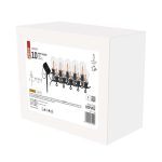 EMOS DCPV02, LED lánc napelemmel - 10x party égő, 5 m, kültéri és beltér, vintage