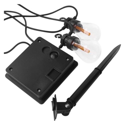 EMOS DCPV02, LED lánc napelemmel - 10x party égő, 5 m, kültéri és beltér, vintage