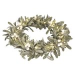 EMOS DCTW28, LED dekoráció - fagyöngy koszorú, 3x AA, meleg fehér, időzítő