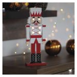 EMOS DCWW38, LED Diótörő katona, 29 cm, 1x CR2032, meleg fehér