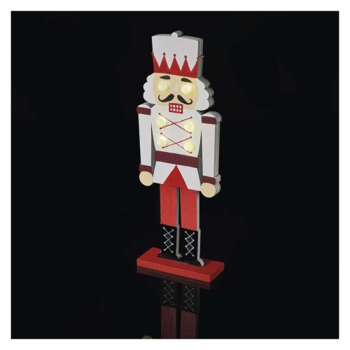 EMOS DCWW38, LED Diótörő katona, 29 cm, 1x CR2032, meleg fehér