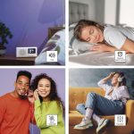 EMOS E0091, Hordozható rádió Bluetooth, MP3, DAB / DAB+ / FM, fehér színben