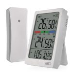 EMOS E0558W, Digitális hőmérő páratartalom-mérővel, vezeték nélküli érzékelővel, óra, dátum E0558W