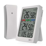   EMOS E0558W, Digitális hőmérő páratartalom-mérővel, vezeték nélküli érzékelővel, óra, dátum E0558W