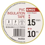 EMOS F61516, Szigetelőszalag 15/10 sárga 10db