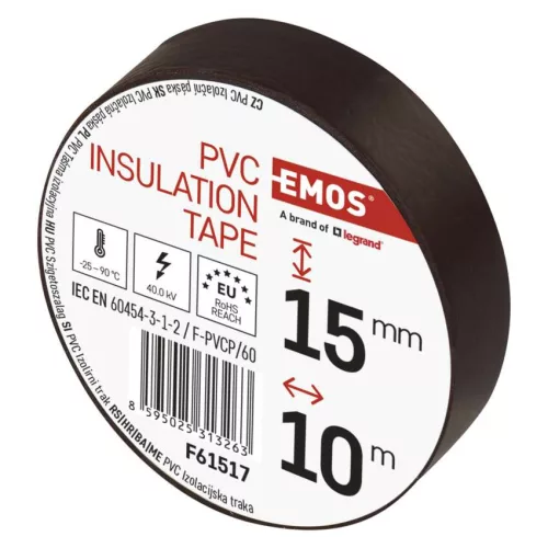EMOS F61517, Szigetelőszalag 15/10 barna 10db