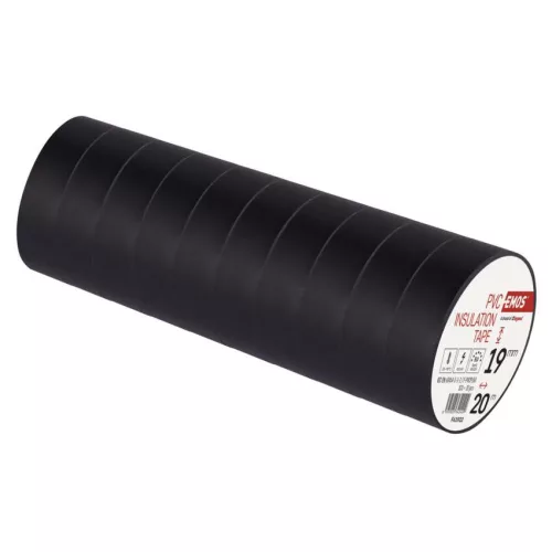 EMOS F61922, Szigetelőszalag 19/20 fekete 10db
