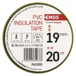 EMOS F61925, Szigetelőszalag 19/20 zöld-sárga 10db