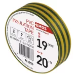 EMOS F61925, Szigetelőszalag 19/20 zöld-sárga 10db