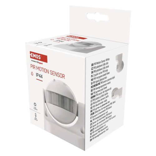 EMOS G1120, Mozgásérzékelő (PIR) IP44 12m 180°