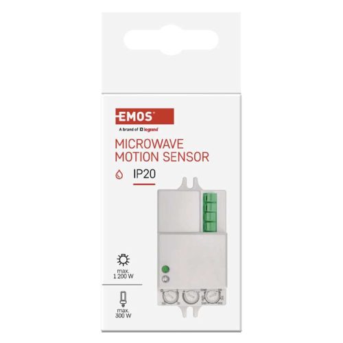 EMOS G1210, Mozgásérzékelő (MW) IP20 15m 360°