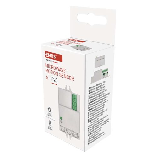 EMOS G1210, Mozgásérzékelő (MW) IP20 15m 360°