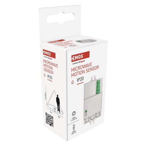 EMOS G1210, Mozgásérzékelő (MW) IP20 15m 360°