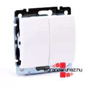Legrand Galea Life kettős váltókapcsoló, fehér GF775808