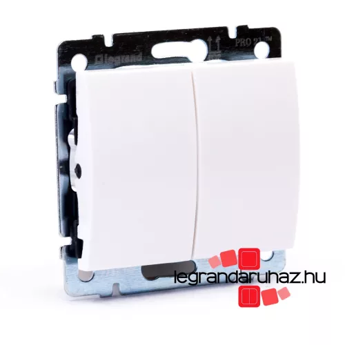 Legrand Galea Life kettős váltókapcsoló, fehér GF775808