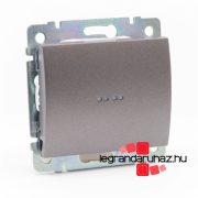   Legrand Galea Life váltókapcsoló mechanizmus jelzőfénnyel 10A, mélybronz GM775602JF