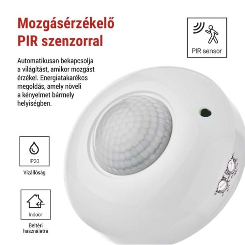 EMOS GS11111, EMOS Mozgásérzékelő (PIR) IP20 1200W