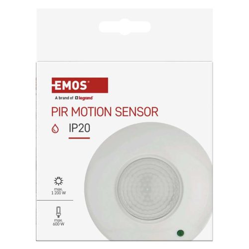 EMOS GS11111, EMOS Mozgásérzékelő (PIR) IP20 1200W