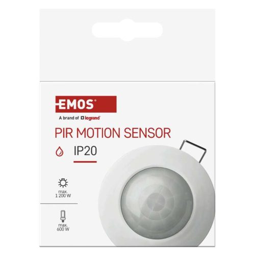 EMOS GS12111, EMOS Mozgásérzékelő (PIR) IP20 1200W