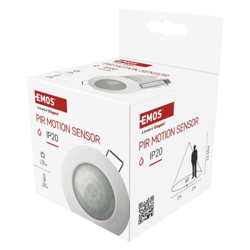 EMOS GS12111, EMOS Mozgásérzékelő (PIR) IP20 1200W