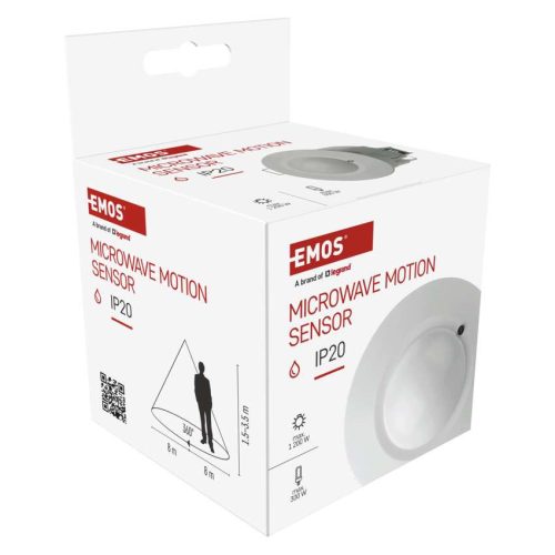 EMOS GS22111, EMOS Mozgásérzékelő (PIR) IP20 1200W