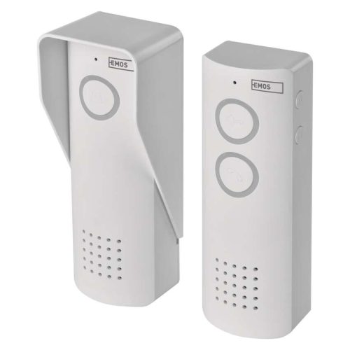 EMOS H1087, Vezeték nélküli otthoni audio kapucsengő készlet H1087, 1 résztvevő