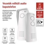 EMOS H1087, Vezeték nélküli otthoni audio kapucsengő készlet H1087, 1 résztvevő